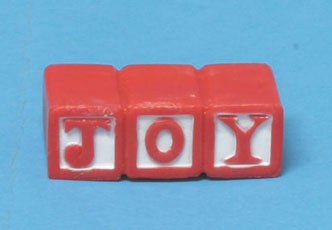 Dollhouse Miniature Joy Blocks, Assorted Colors